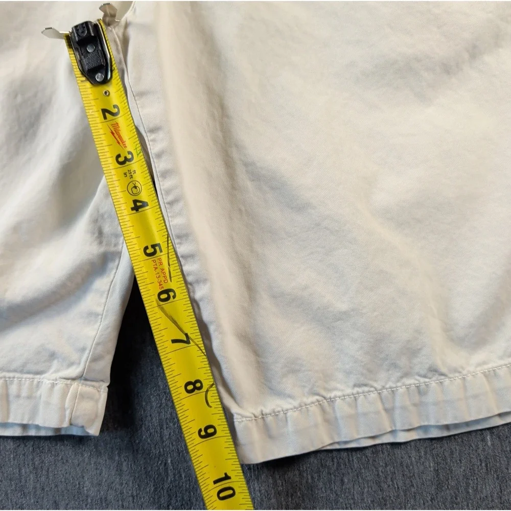 Tommy Bahama Men's Shorts Size 38 Pima Cotton Modal Off White Marlin Flat Front
